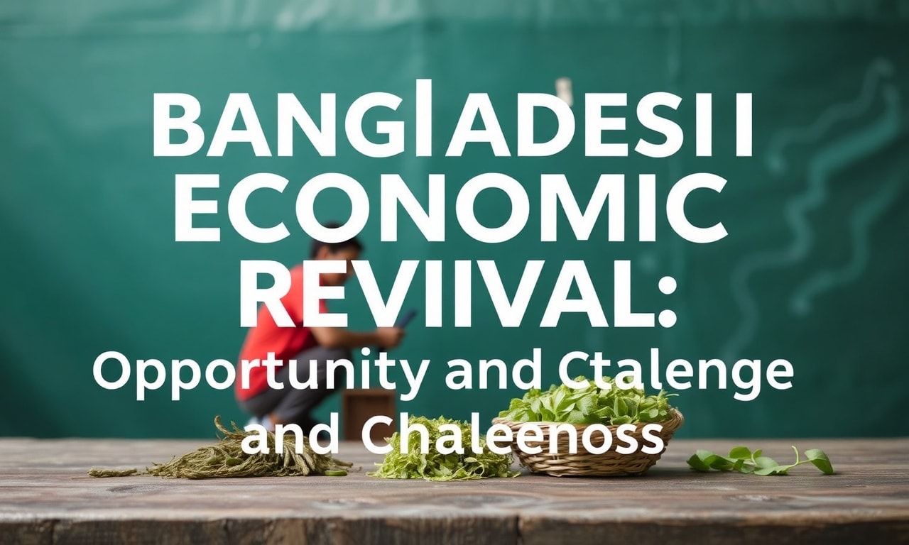 Bangladesh's Economic Revival: Opportunities and Challenges