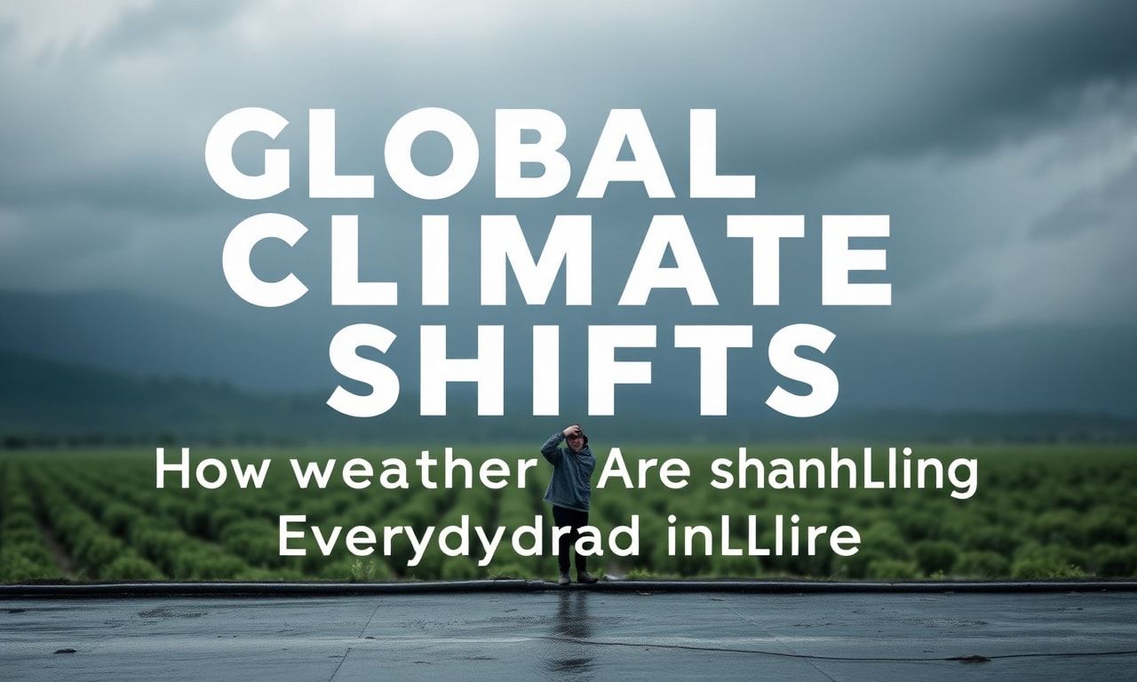 Global Climate Shifts: How Weather Patterns Are Reshaping Everyday Life