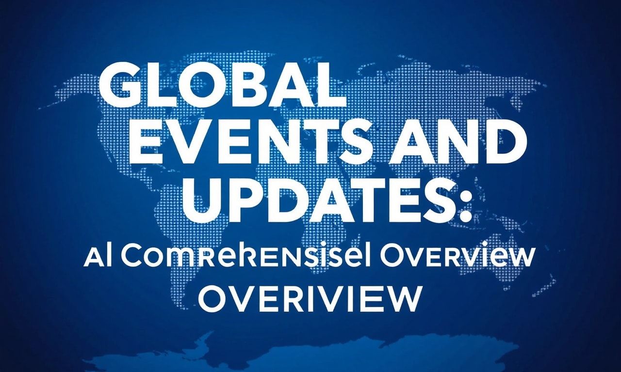 Global Events and Updates: A Comprehensive Overview