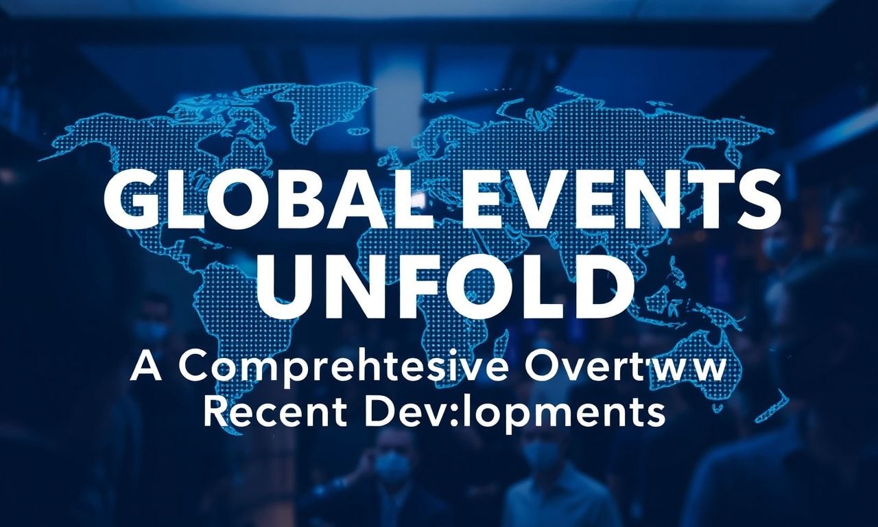 Global Events Unfold: A Comprehensive Overview of Recent Developments