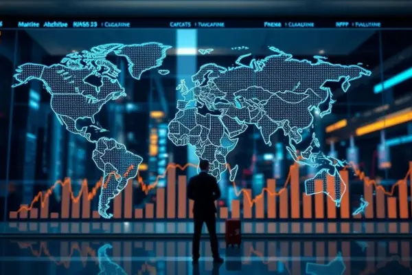 Global markets experience volatility amidst geopolitical tensions and economic uncertainty.