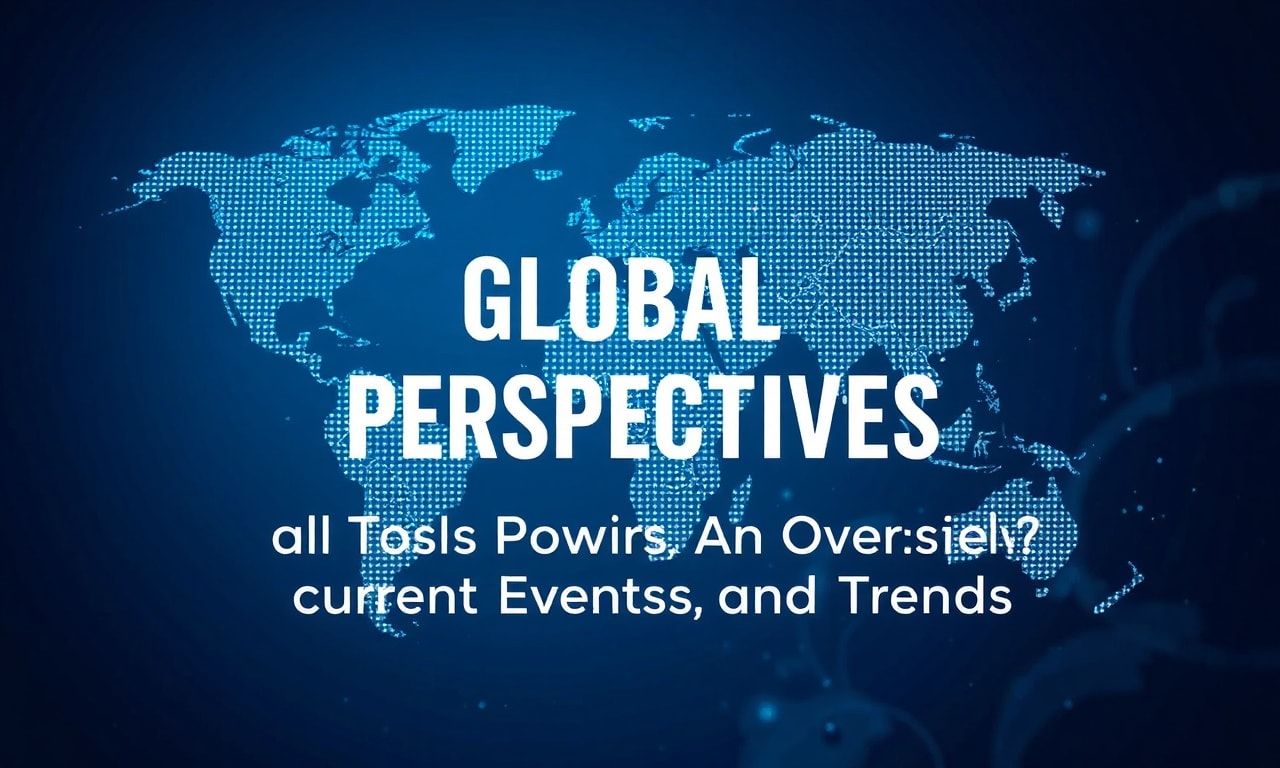 Global Perspectives: An Overview of Current Events and Trends