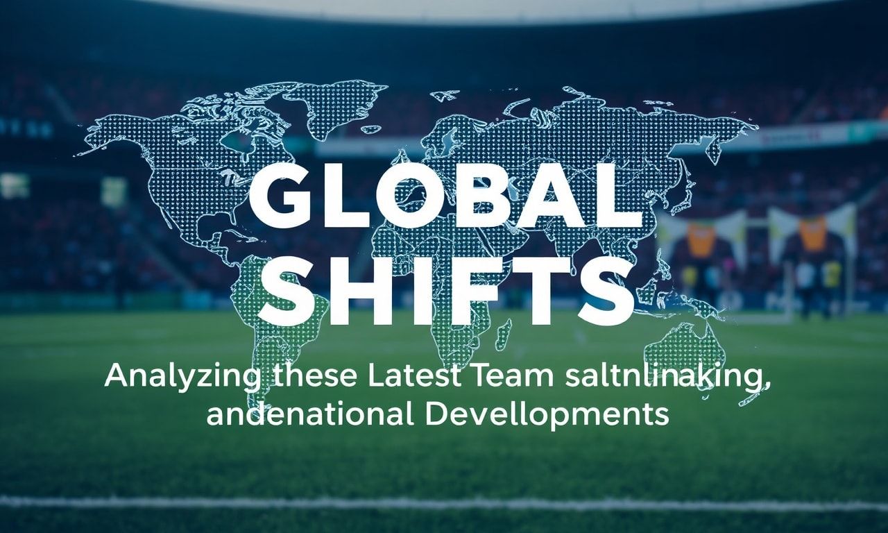 Global Shifts: Analyzing the Latest Team Rankings and International Developments