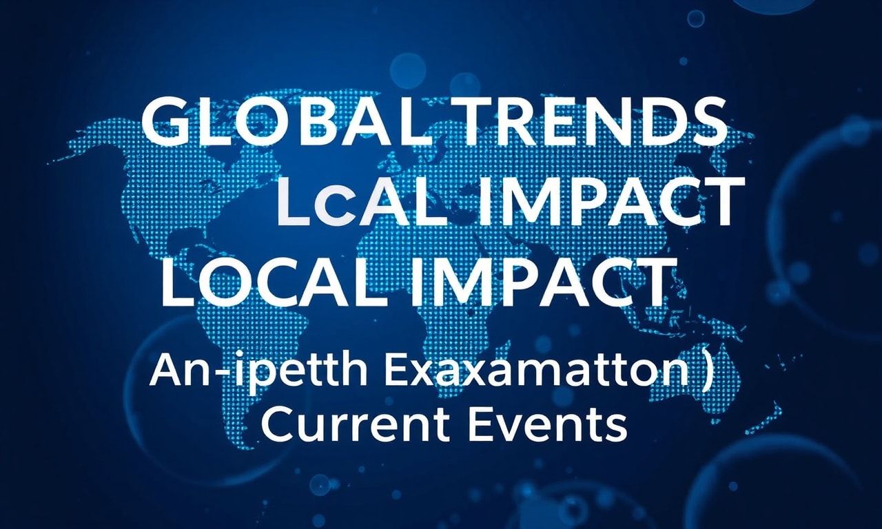 Global Trends and Local Impact: An In-depth Examination of Current Events