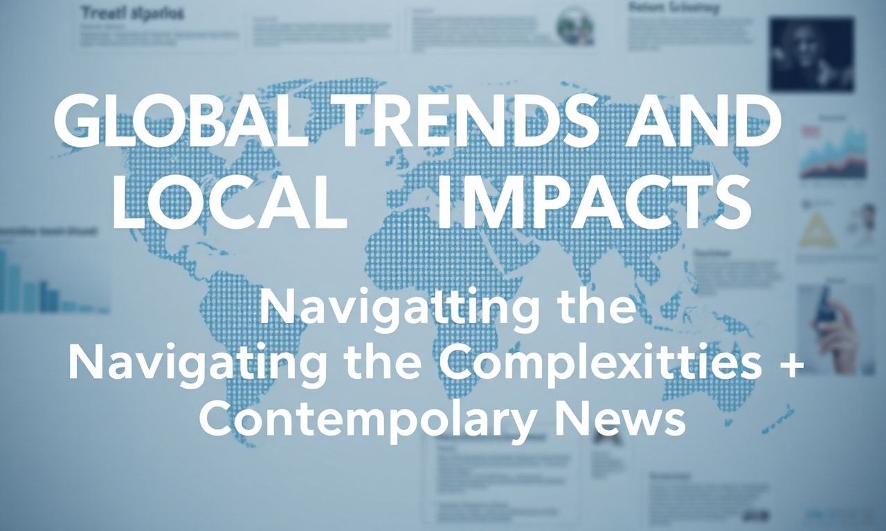 Global Trends and Local Impacts: Navigating the Complexities of Contemporary News