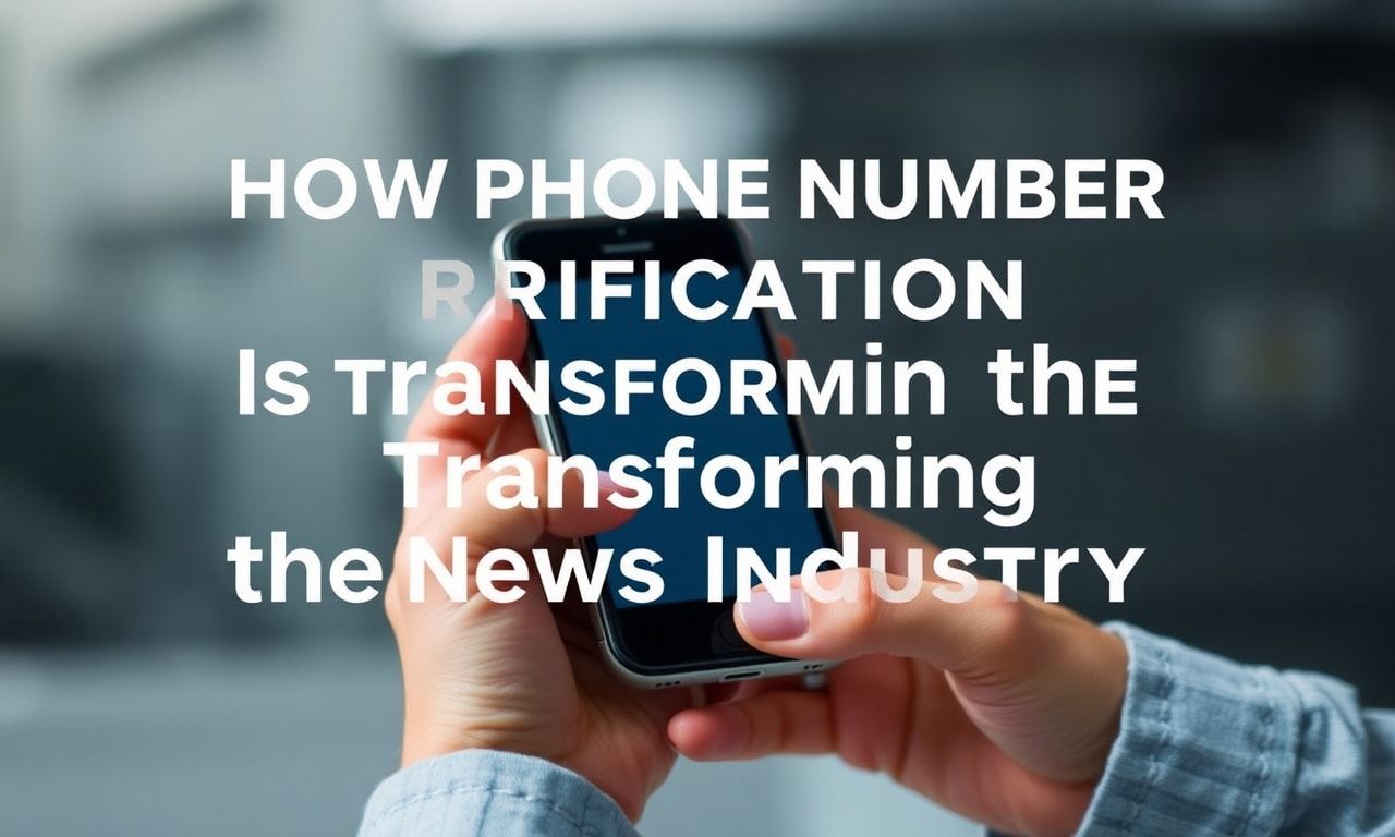How Phone Number Verification Is Transforming the News Industry