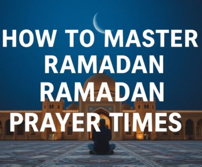 How to Master Ramadan Prayer Times