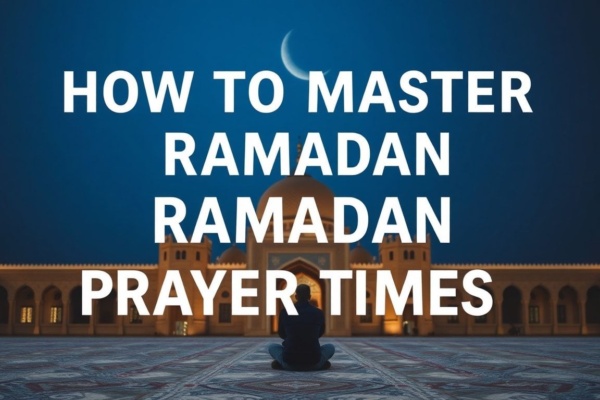How to Master Ramadan Prayer Times