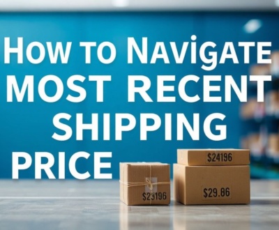 How to Navigate the Most Recent Shipping Price Trends