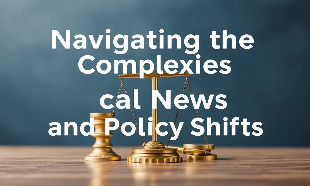 Navigating the Complexities of Contemporary Legal News and Policy Shifts
