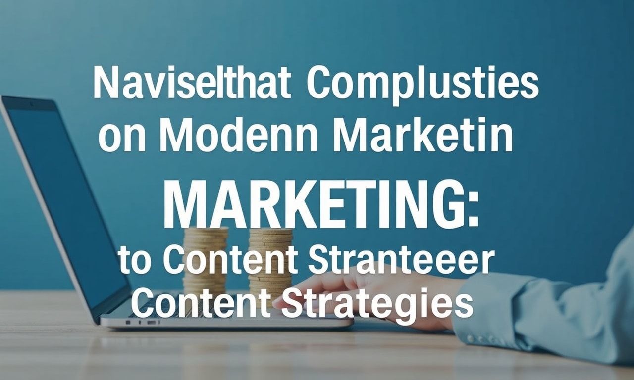 Navigating the Complexities of Modern Marketing: An In-depth Look at Content Strategies