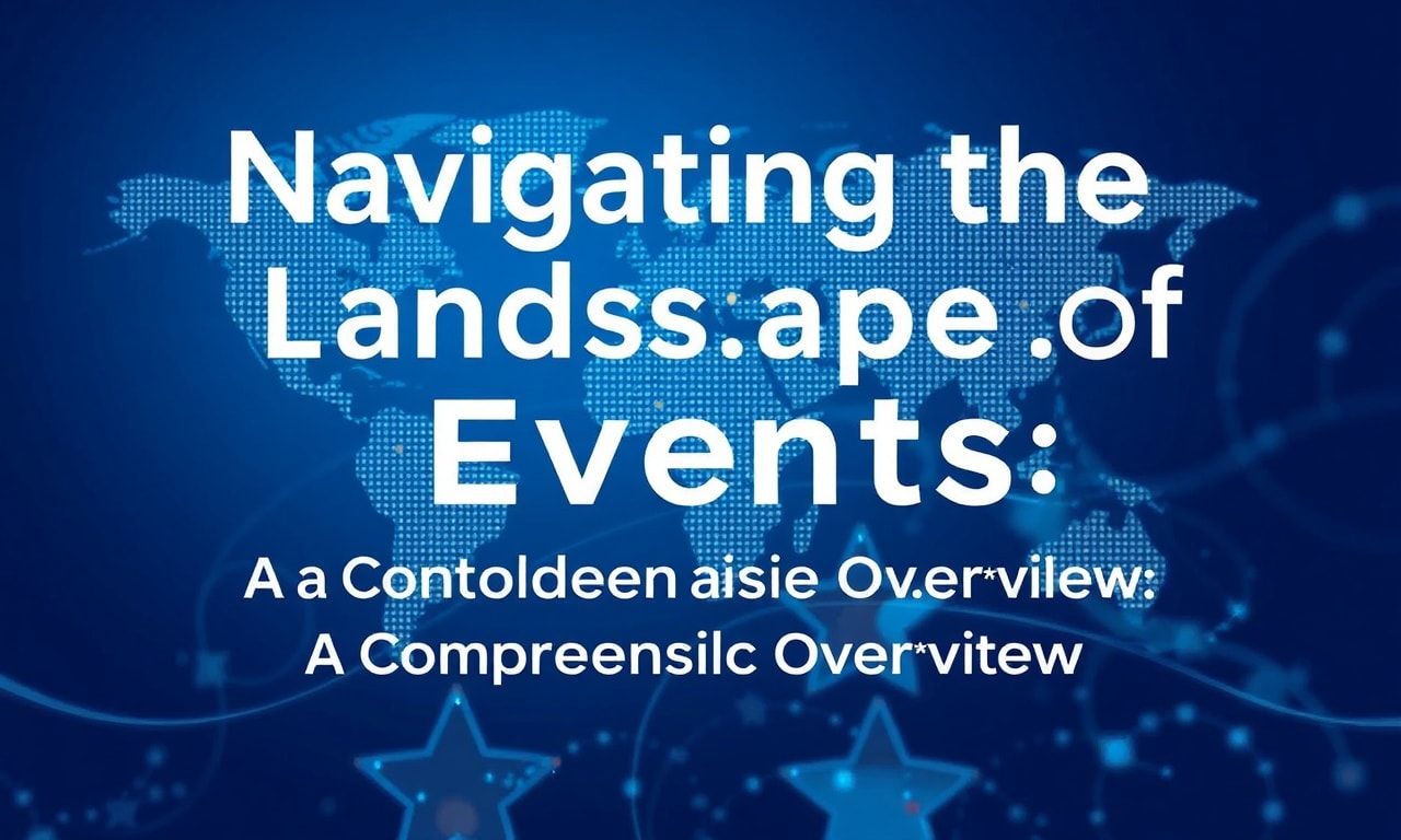 Navigating the Dynamic Landscape of Global Events: A Comprehensive Overview