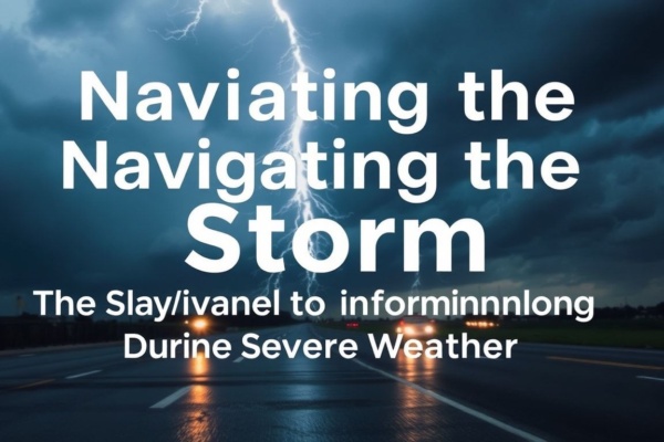 Navigating the Storm: The Importance of Staying Informed During Severe Weather