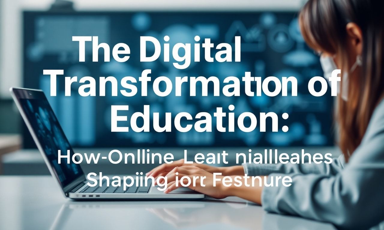 The Digital Transformation of Education: How Online Learning is Shaping the Future