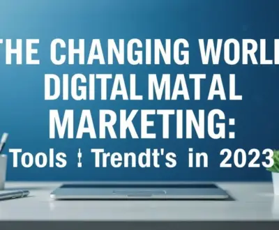 The Changing World of Digital Marketing: Tools and Trends in 2023