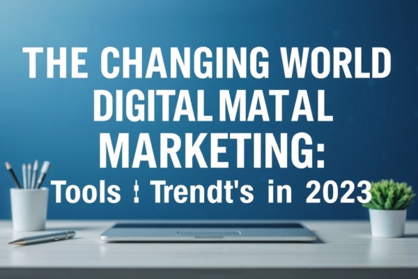 The Changing World of Digital Marketing: Tools and Trends in 2023
