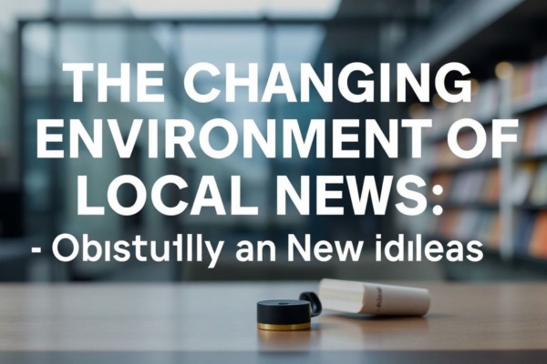 The Changing Environment of Local News: Obstacles and New Ideas