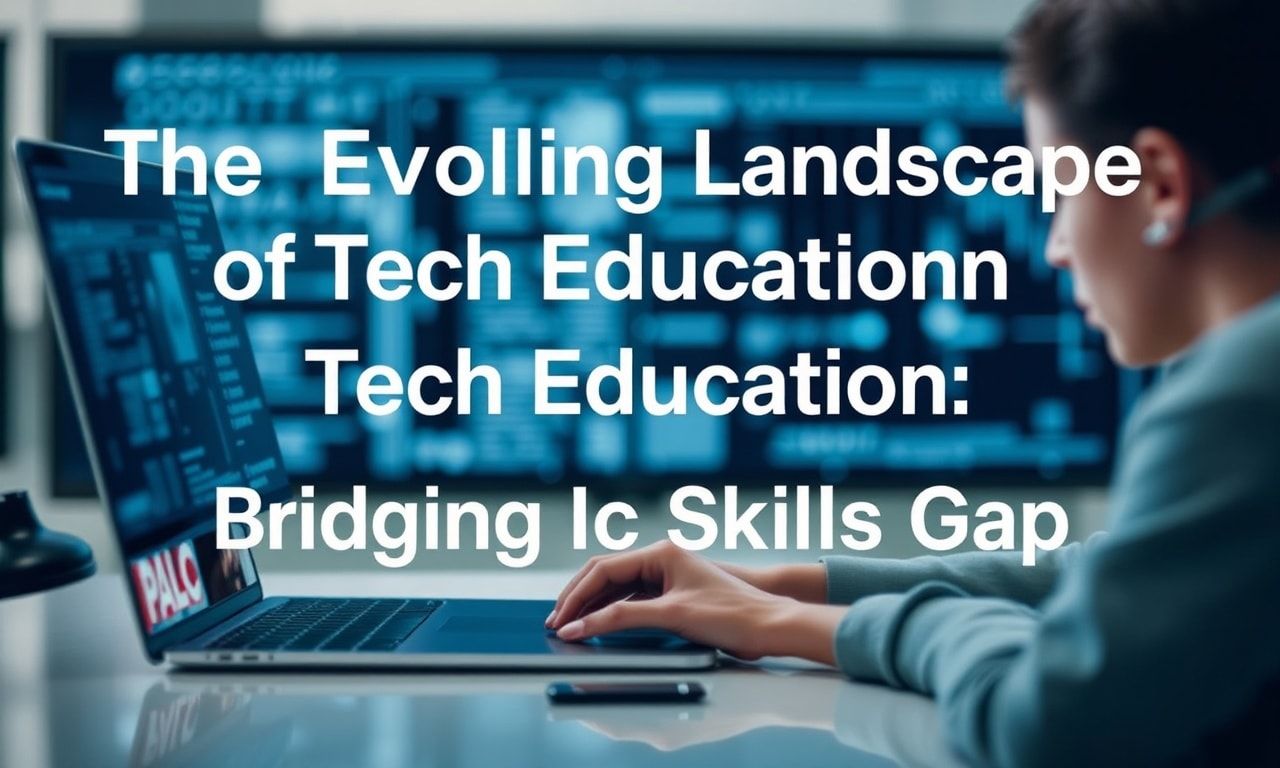 The Evolving Landscape of Tech Education: Bridging the Skills Gap