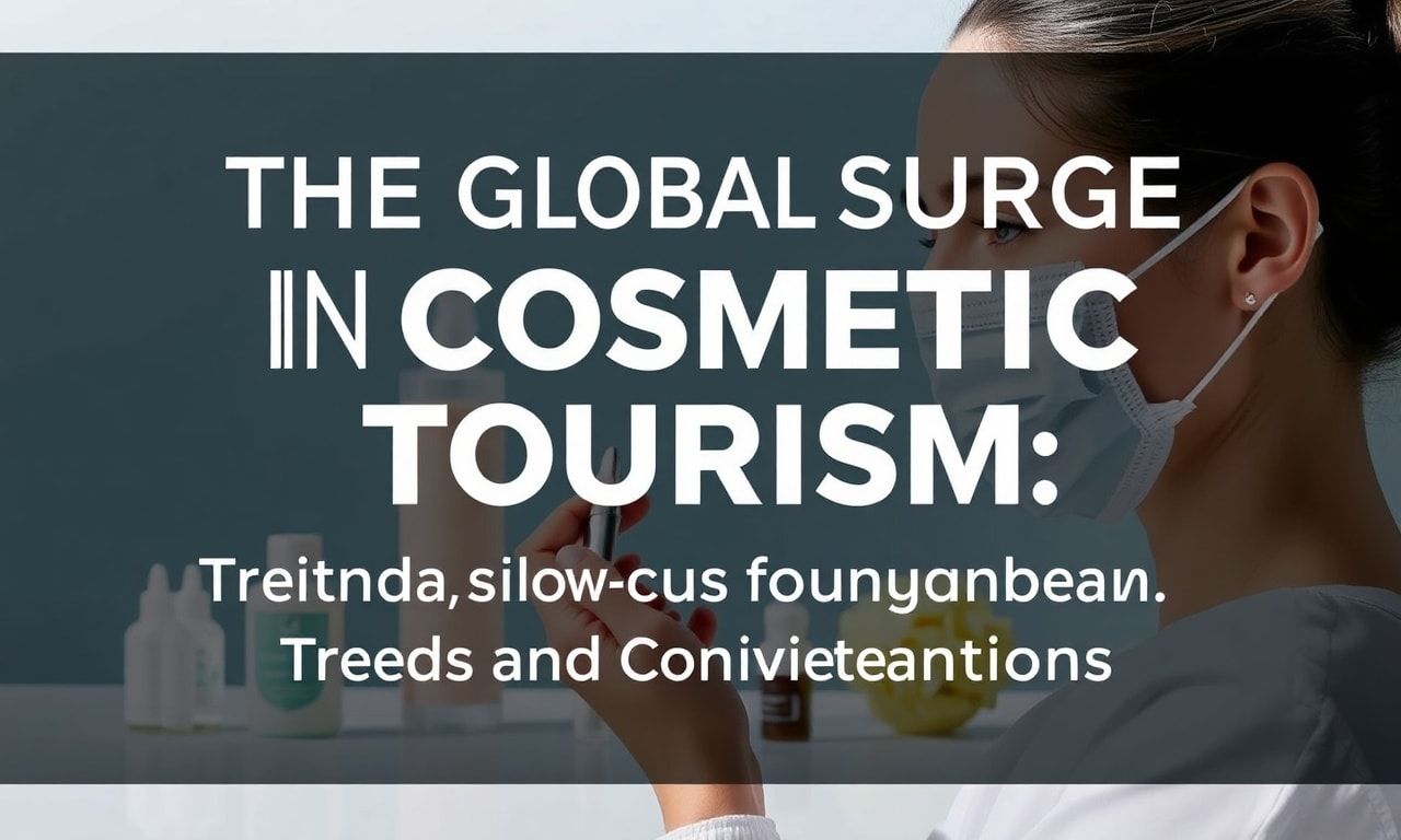 The Global Surge in Cosmetic Tourism: Trends and Considerations
