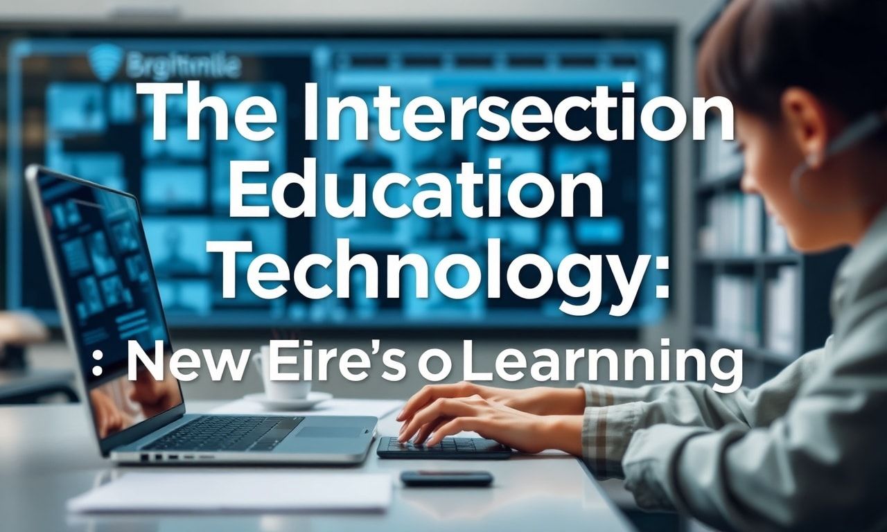 The Intersection of Education and Technology: A New Era of Learning
