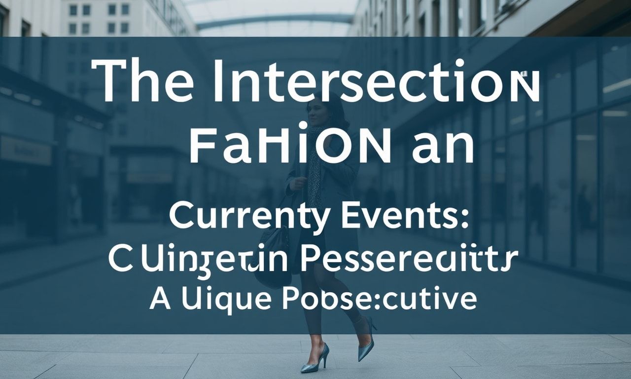 The Intersection of Fashion and Current Events: A Unique Perspective
