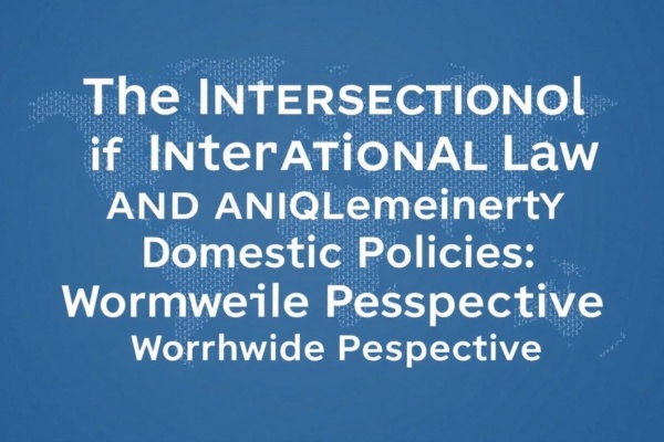 The Intersection of International Law and Domestic Policies: A Worldwide Perspective