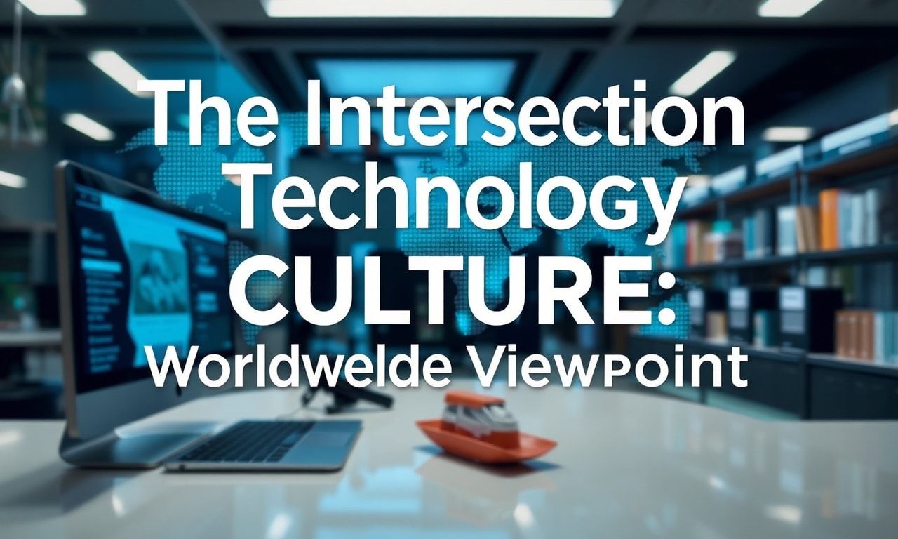 The Intersection of Technology and Culture: A Worldwide Viewpoint