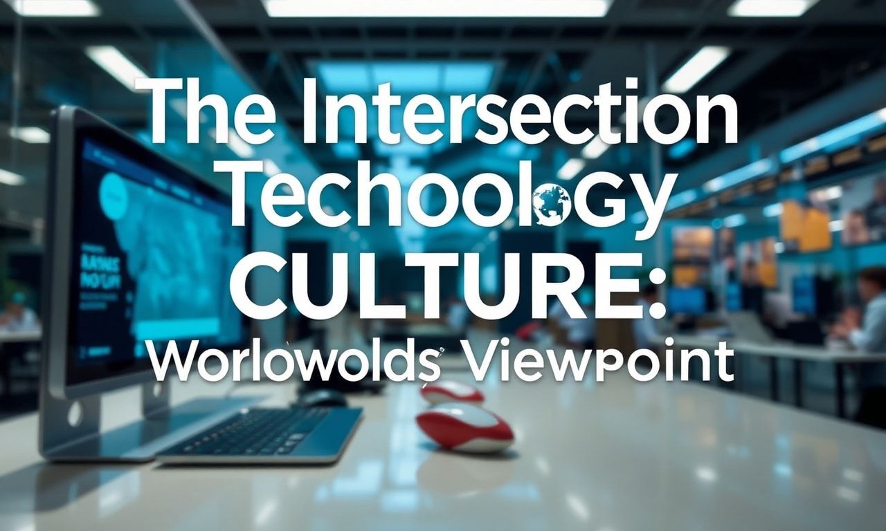 The Intersection of Technology and Culture: A Worldwide Viewpoint