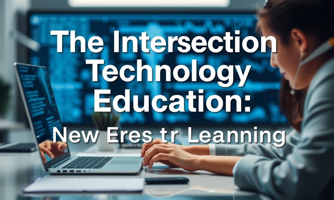 The Intersection of Technology and Education: A New Era of Learning