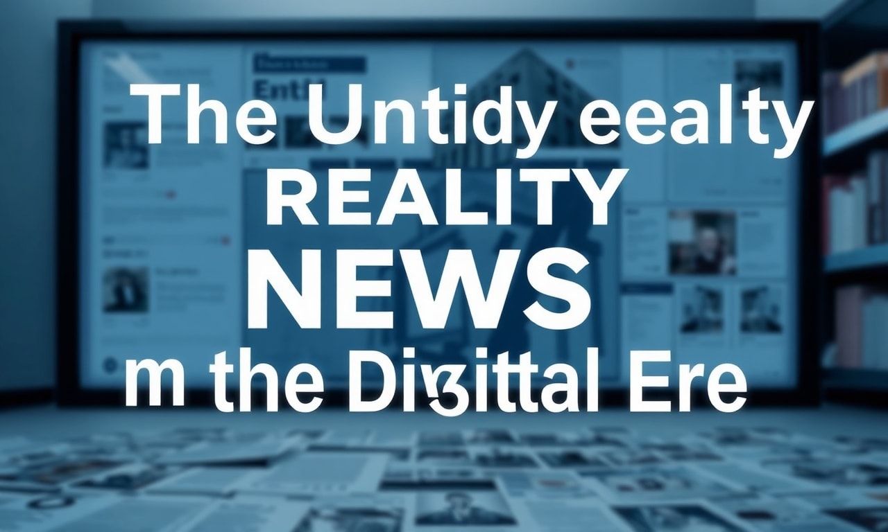 The Untidy Reality of News in the Digital Era