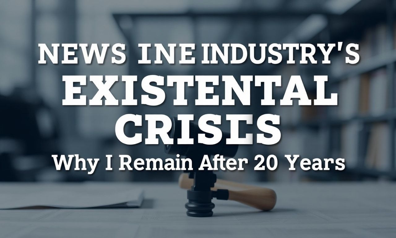 The News Industry's Existential Crisis: Why I Remain After 20 Years