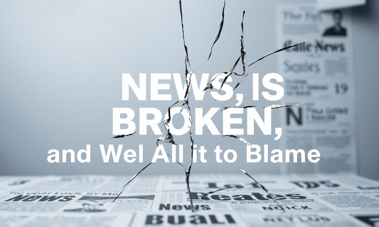 The News Is Broken, and We're All to Blame