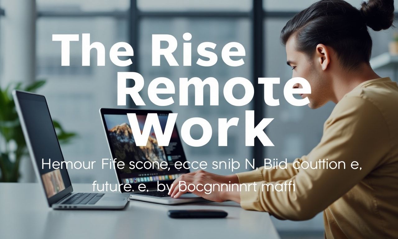 The Rise of Remote Work: How Technology is Shaping the Future of Employment