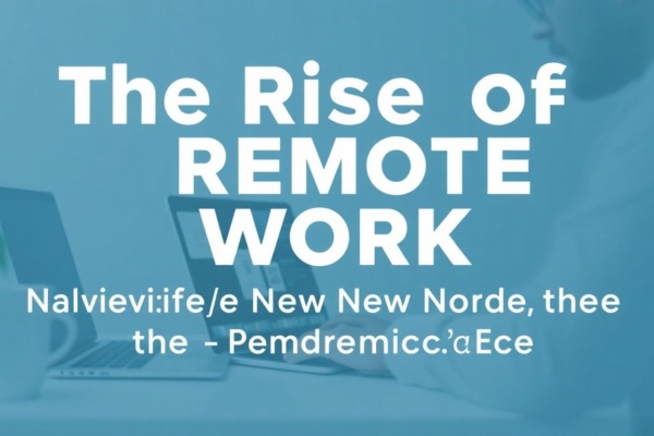 The Rise of Remote Work: Navigating the New Normal in the Post-Pandemic Era