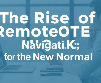 The Rise of Remote Work: Navigating the New Normal