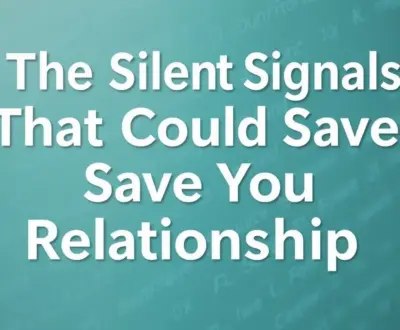 The Silent Signals That Could Save Your Relationship