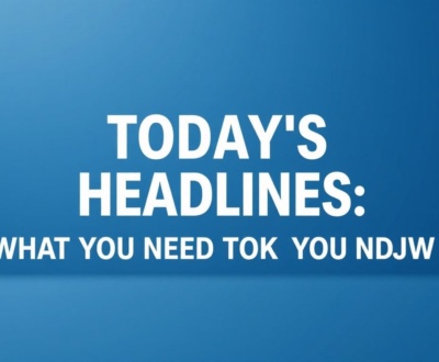 Today's Headlines: What You Need to Know Right Now