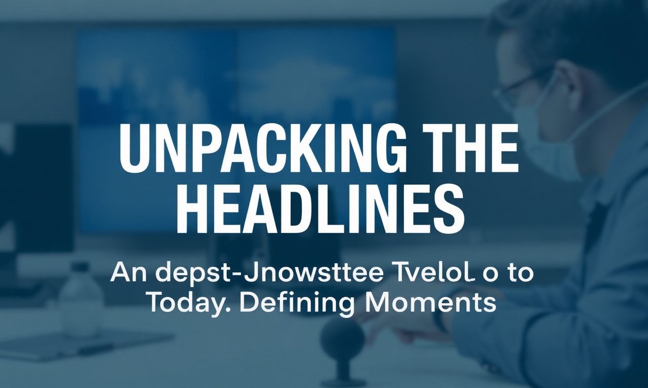 Unpacking the Headlines: An In-depth Look at Today's Defining Moments